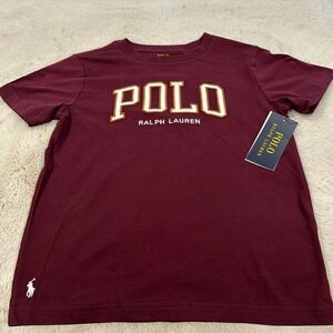 NWT Ralph Lauren, cranberry short sleeve tea, size 5